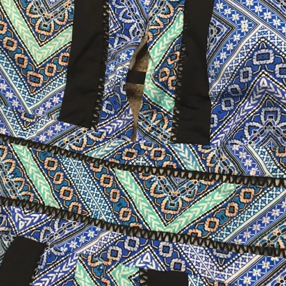 Leilani plunge swimsuit. NWOT